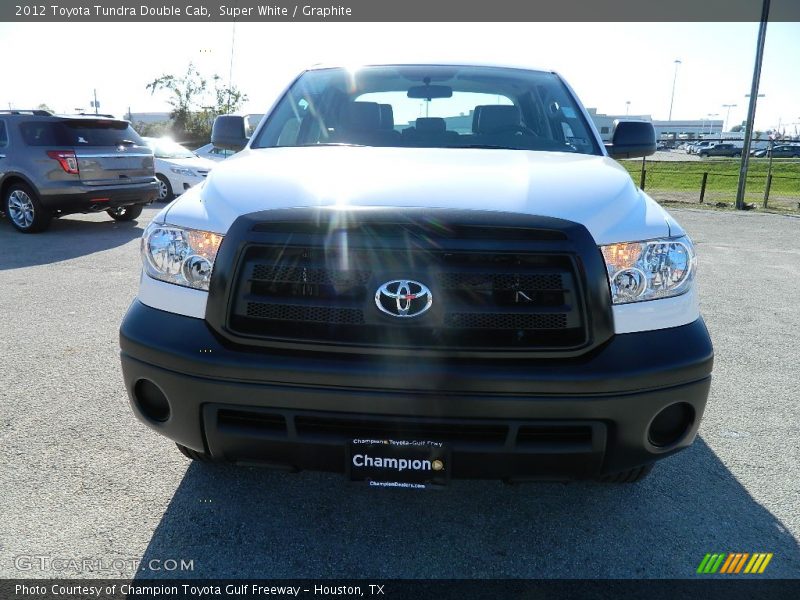 Super White / Graphite 2012 Toyota Tundra Double Cab