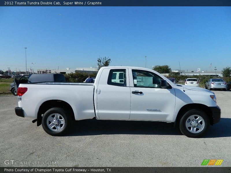 Super White / Graphite 2012 Toyota Tundra Double Cab