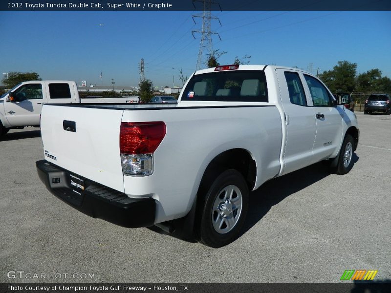 Super White / Graphite 2012 Toyota Tundra Double Cab