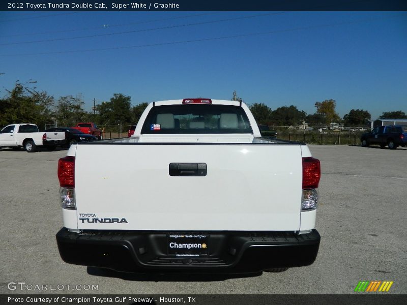Super White / Graphite 2012 Toyota Tundra Double Cab