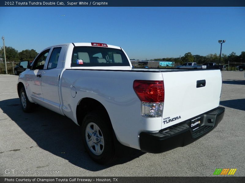 Super White / Graphite 2012 Toyota Tundra Double Cab