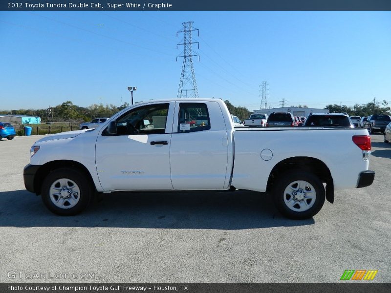 Super White / Graphite 2012 Toyota Tundra Double Cab