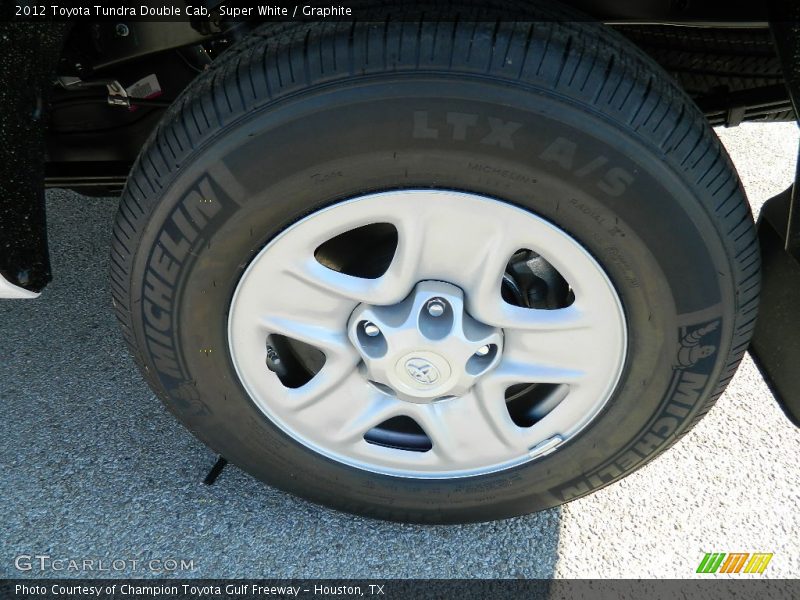 Super White / Graphite 2012 Toyota Tundra Double Cab