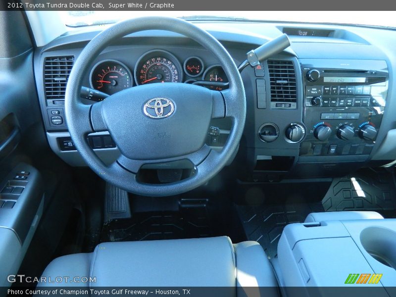 Super White / Graphite 2012 Toyota Tundra Double Cab
