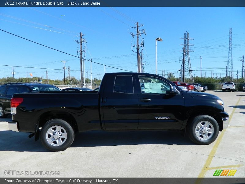 Black / Sand Beige 2012 Toyota Tundra Double Cab