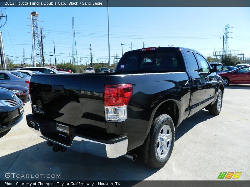 Black / Sand Beige 2012 Toyota Tundra Double Cab