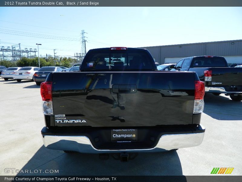 Black / Sand Beige 2012 Toyota Tundra Double Cab