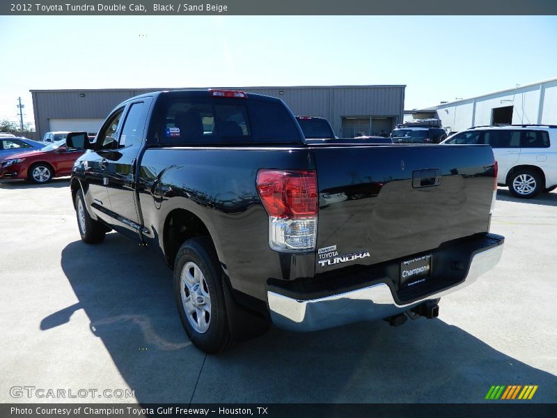 Black / Sand Beige 2012 Toyota Tundra Double Cab
