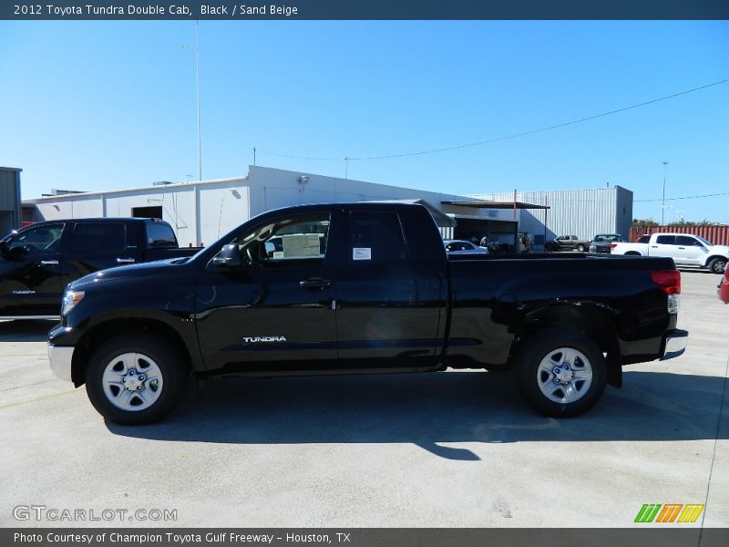 Black / Sand Beige 2012 Toyota Tundra Double Cab