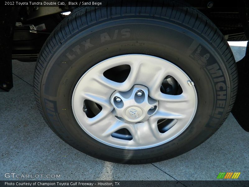 Black / Sand Beige 2012 Toyota Tundra Double Cab
