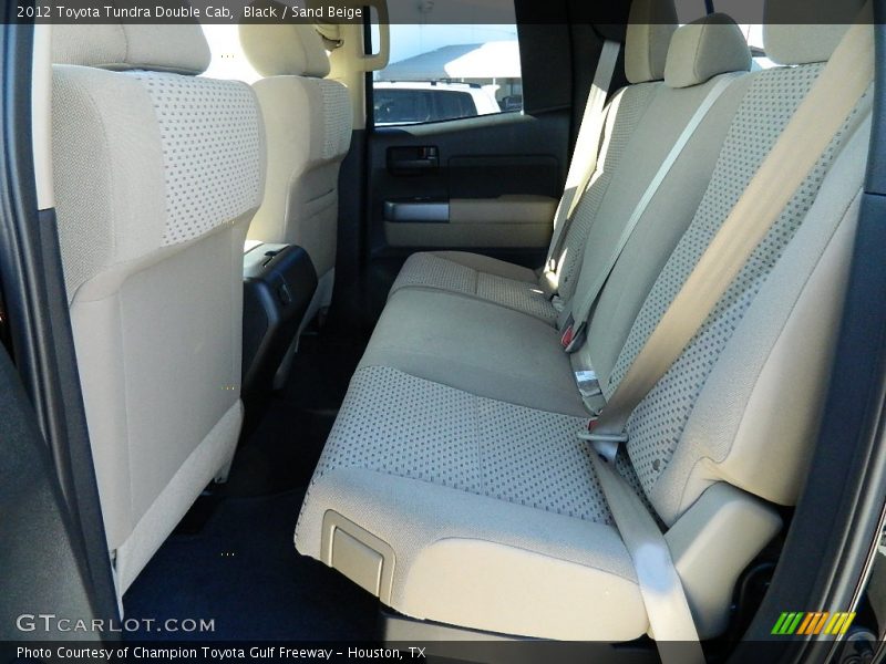Black / Sand Beige 2012 Toyota Tundra Double Cab
