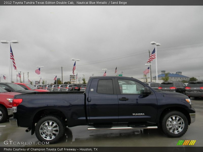 Nautical Blue Metallic / Sand Beige 2012 Toyota Tundra Texas Edition Double Cab