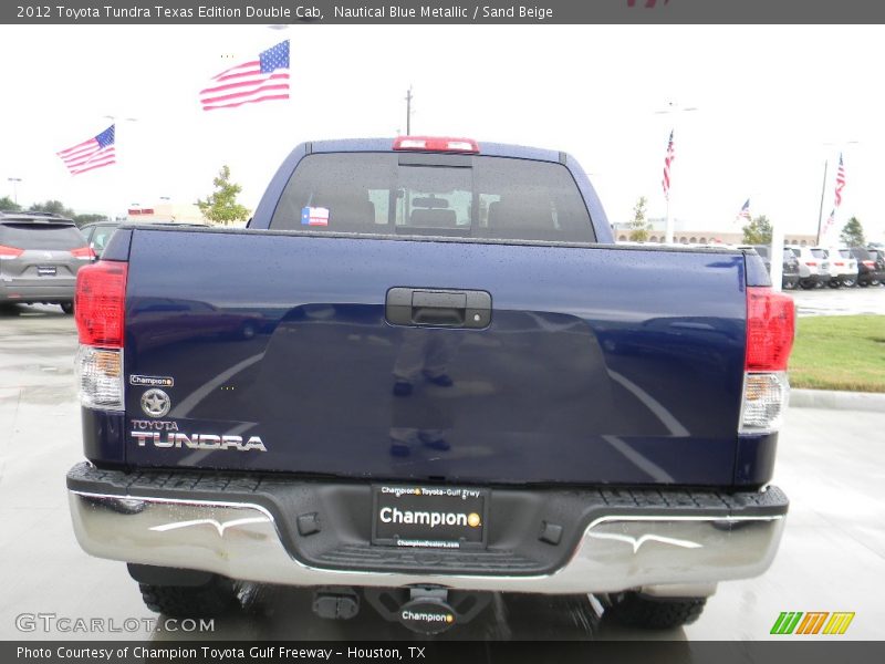 Nautical Blue Metallic / Sand Beige 2012 Toyota Tundra Texas Edition Double Cab