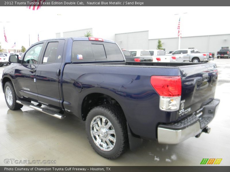 Nautical Blue Metallic / Sand Beige 2012 Toyota Tundra Texas Edition Double Cab