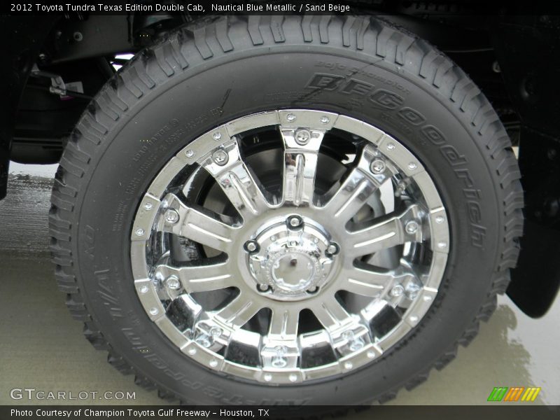 Nautical Blue Metallic / Sand Beige 2012 Toyota Tundra Texas Edition Double Cab