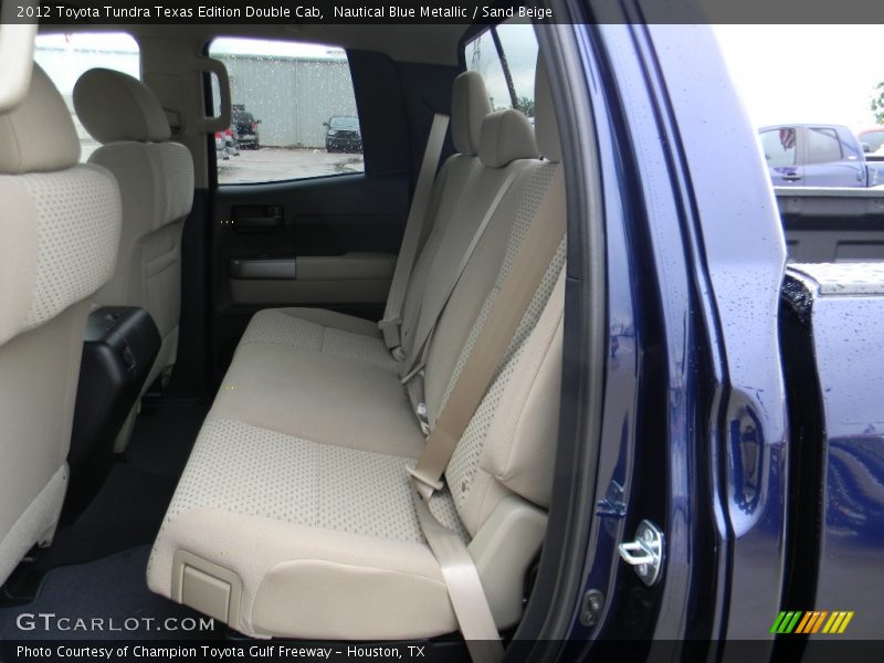 Nautical Blue Metallic / Sand Beige 2012 Toyota Tundra Texas Edition Double Cab