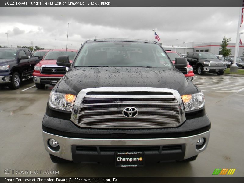 Black / Black 2012 Toyota Tundra Texas Edition CrewMax