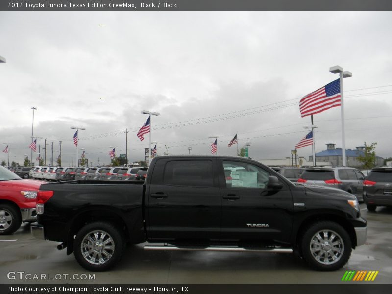 Black / Black 2012 Toyota Tundra Texas Edition CrewMax