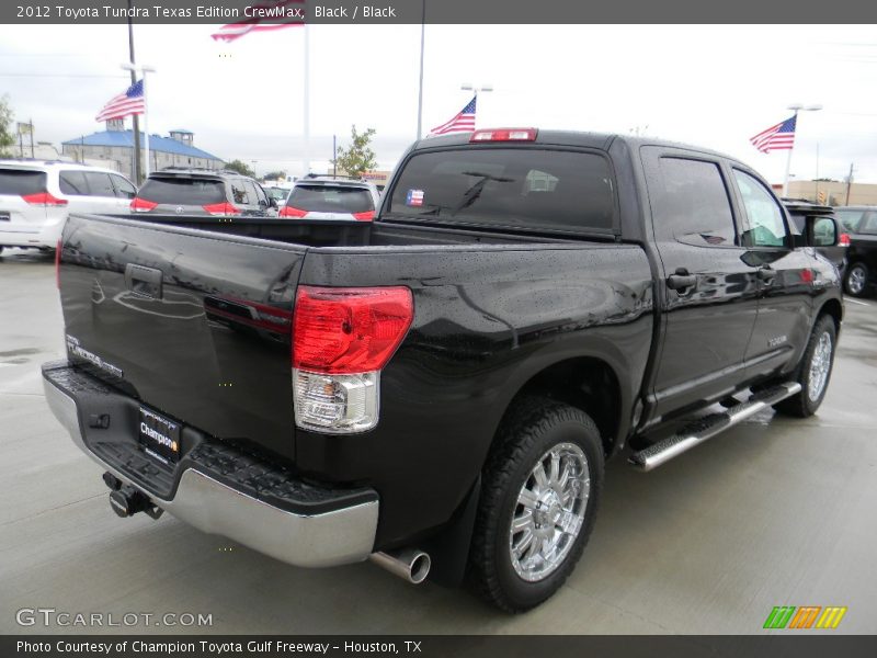 Black / Black 2012 Toyota Tundra Texas Edition CrewMax