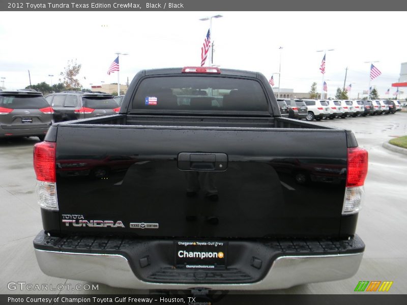 Black / Black 2012 Toyota Tundra Texas Edition CrewMax