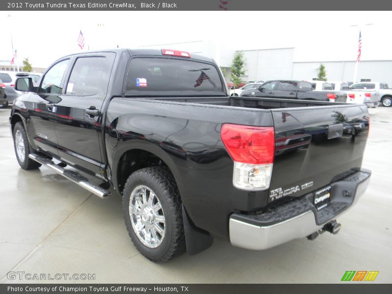 Black / Black 2012 Toyota Tundra Texas Edition CrewMax