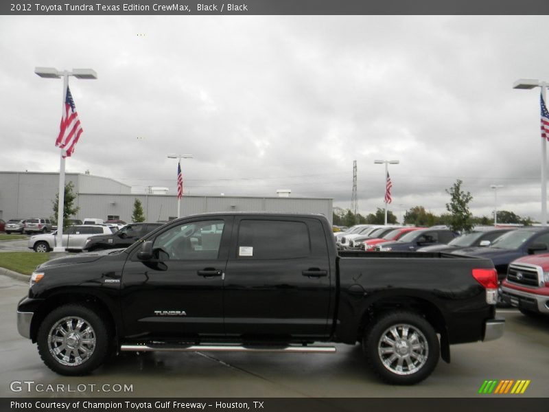 Black / Black 2012 Toyota Tundra Texas Edition CrewMax