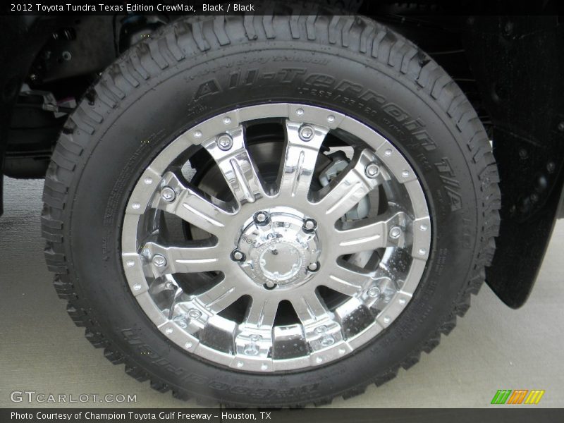 Black / Black 2012 Toyota Tundra Texas Edition CrewMax