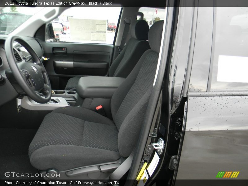 Black / Black 2012 Toyota Tundra Texas Edition CrewMax