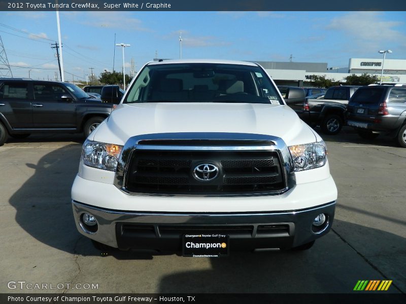 Super White / Graphite 2012 Toyota Tundra CrewMax