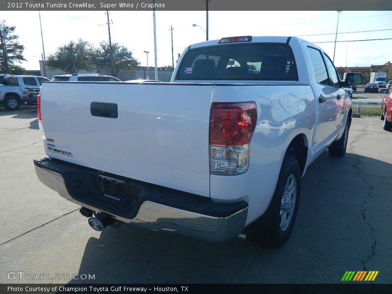 Super White / Graphite 2012 Toyota Tundra CrewMax