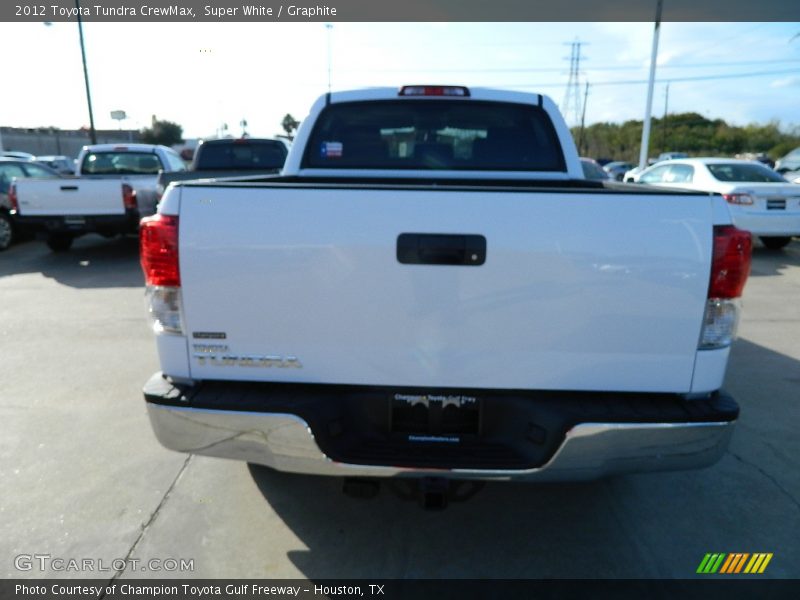 Super White / Graphite 2012 Toyota Tundra CrewMax