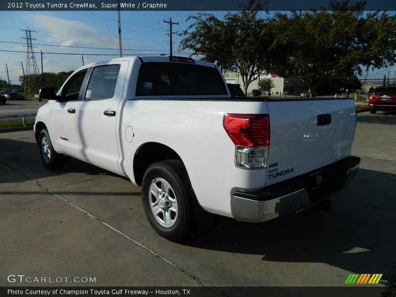 Super White / Graphite 2012 Toyota Tundra CrewMax