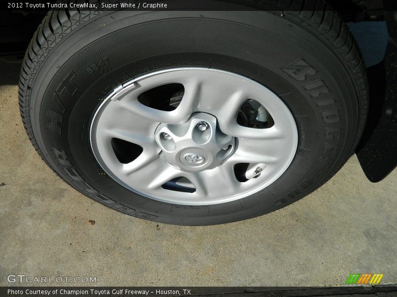 Super White / Graphite 2012 Toyota Tundra CrewMax
