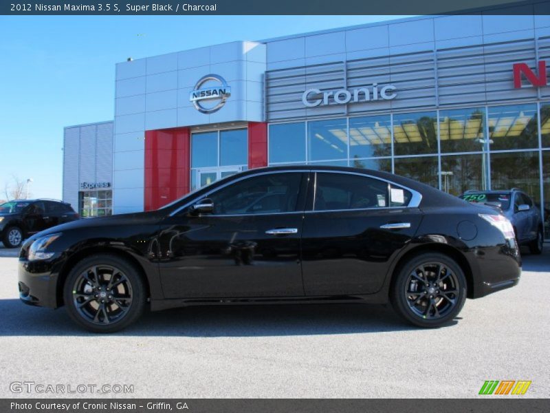 Super Black / Charcoal 2012 Nissan Maxima 3.5 S