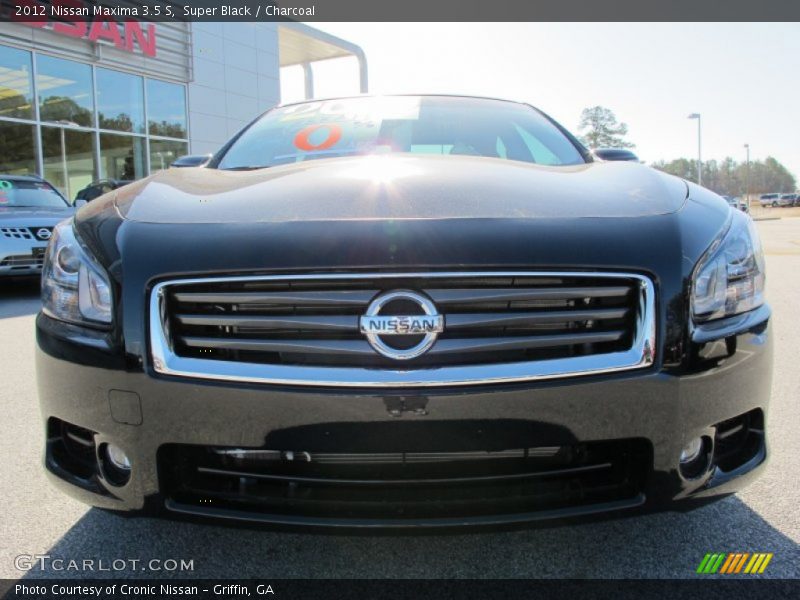 Super Black / Charcoal 2012 Nissan Maxima 3.5 S