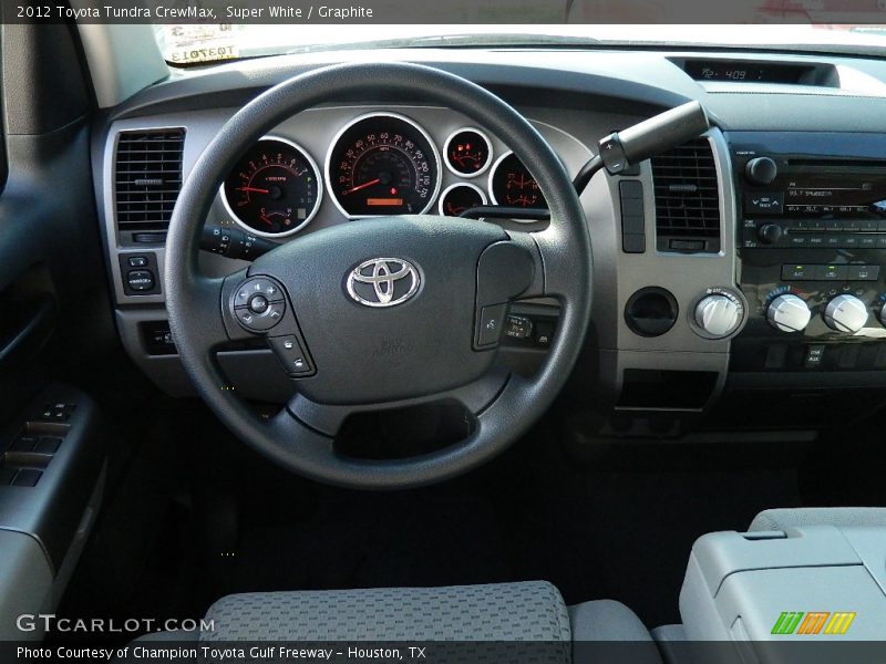 Super White / Graphite 2012 Toyota Tundra CrewMax