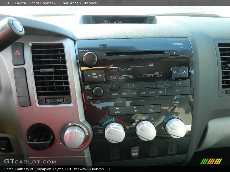Super White / Graphite 2012 Toyota Tundra CrewMax