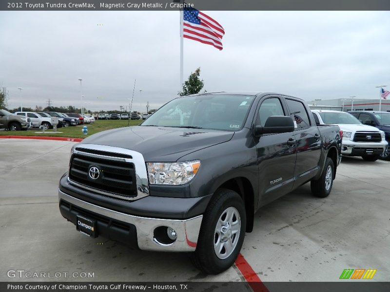 Magnetic Gray Metallic / Graphite 2012 Toyota Tundra CrewMax