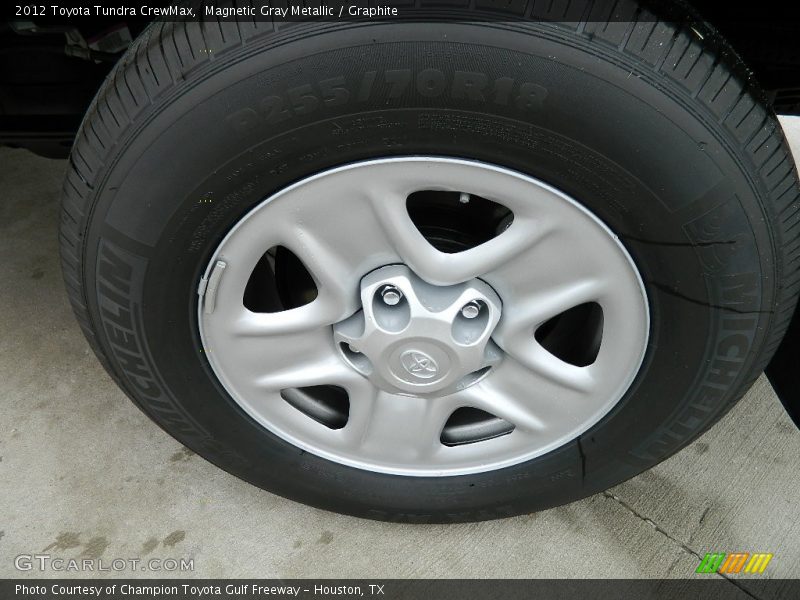 Magnetic Gray Metallic / Graphite 2012 Toyota Tundra CrewMax