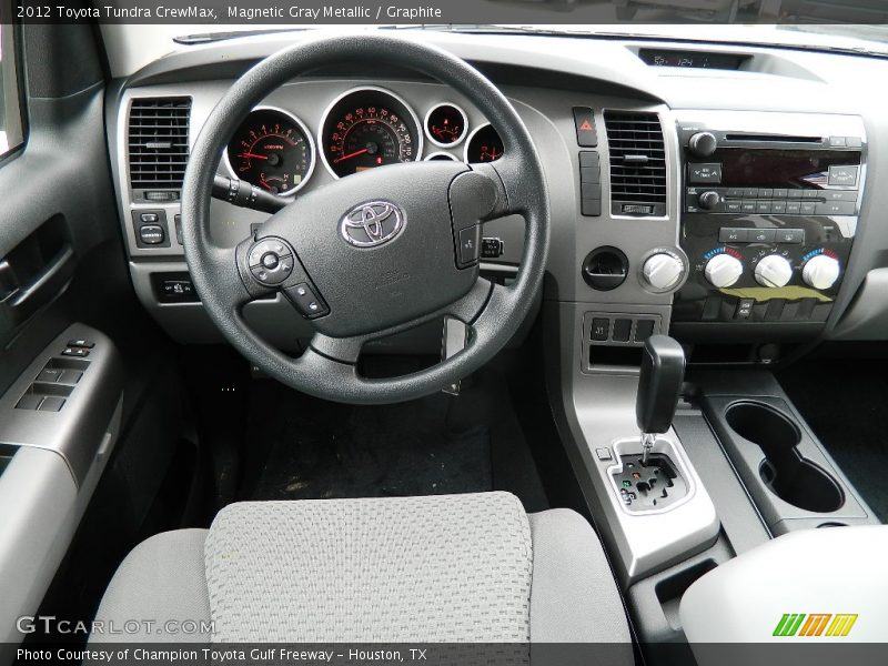 Magnetic Gray Metallic / Graphite 2012 Toyota Tundra CrewMax
