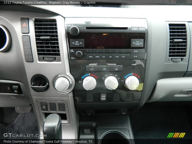 Magnetic Gray Metallic / Graphite 2012 Toyota Tundra CrewMax
