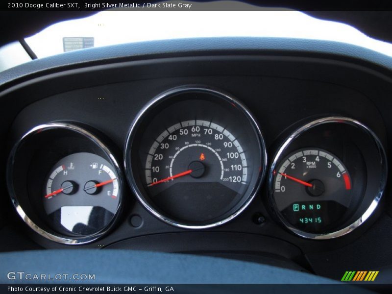 Bright Silver Metallic / Dark Slate Gray 2010 Dodge Caliber SXT