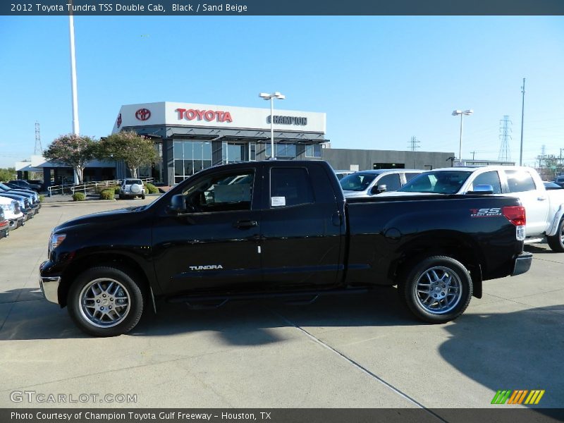 Black / Sand Beige 2012 Toyota Tundra TSS Double Cab