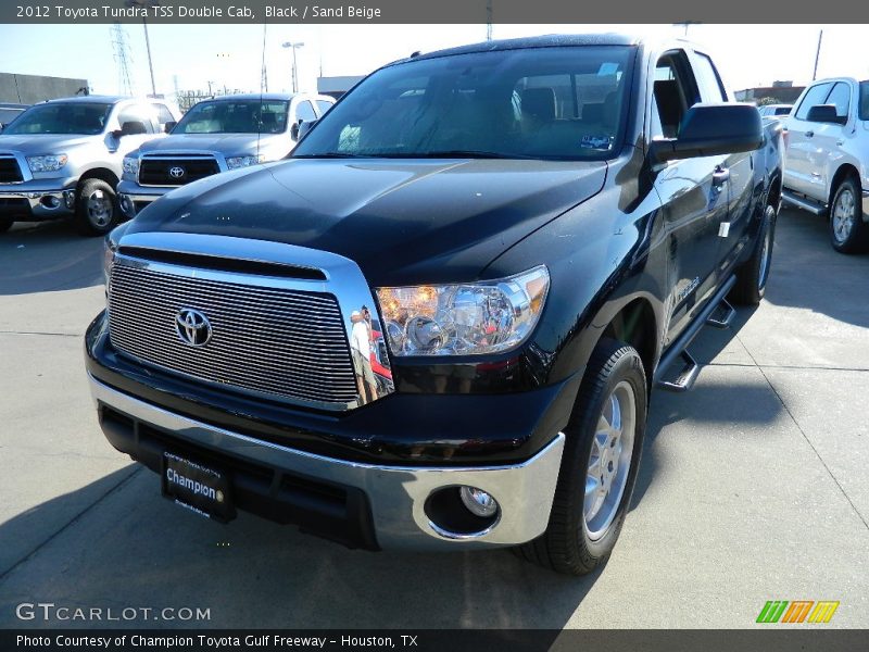 Black / Sand Beige 2012 Toyota Tundra TSS Double Cab