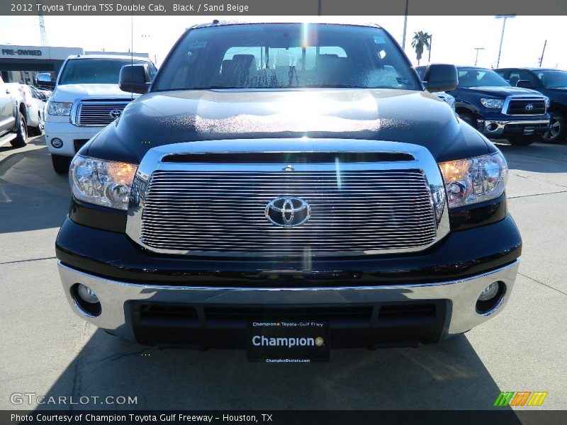 Black / Sand Beige 2012 Toyota Tundra TSS Double Cab