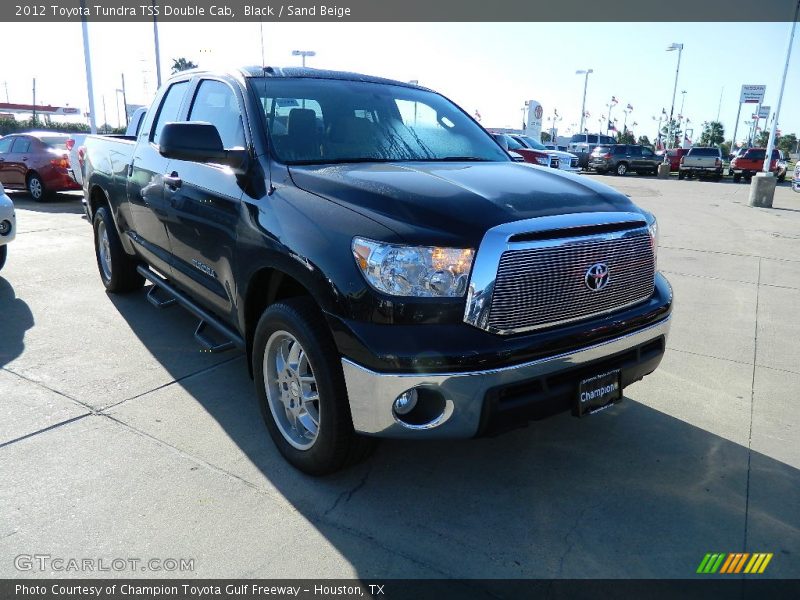 Black / Sand Beige 2012 Toyota Tundra TSS Double Cab