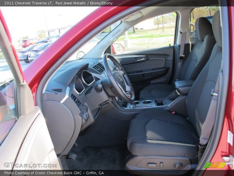 Red Jewel Metallic / Ebony/Ebony 2011 Chevrolet Traverse LT