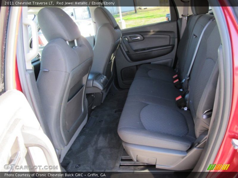 Red Jewel Metallic / Ebony/Ebony 2011 Chevrolet Traverse LT