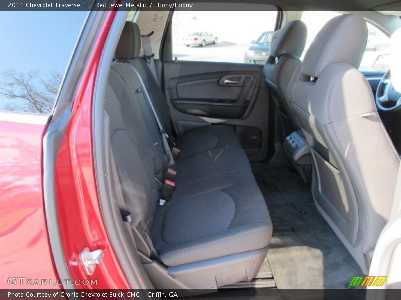 Red Jewel Metallic / Ebony/Ebony 2011 Chevrolet Traverse LT