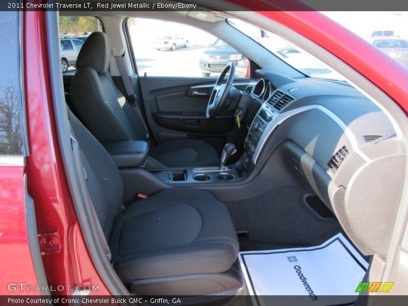 Red Jewel Metallic / Ebony/Ebony 2011 Chevrolet Traverse LT